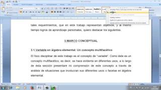 Cómo definir estilos rápidos en Word y crear una tabla de contendio [upl. by Lamar]