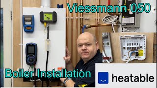 Viessmann Vitodens 050 Boiler Installation 2022 Model 050w  Heatable [upl. by Wedurn]