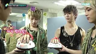 120605 MBC Show Champion  BAP Cut  BackStage [upl. by Benny751]