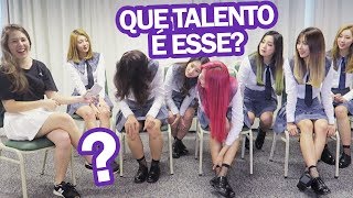 IDOLS COREANAS E SEUS TALENTOS ESTRANHOS ft DREAMCATCHER  MidoriTodoDia 8 [upl. by Einneb]