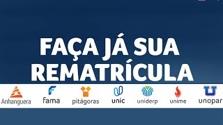 Rematrícula Unopar Colaborar AVA [upl. by Lamej]