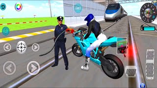 ✌❎NEW 3D driving class simulator bullet train vs motor bike Gas station  Android gameplays [upl. by Anella301]