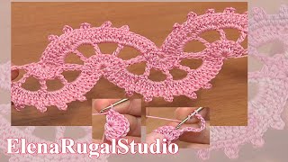 Crochet Lace Stitch Tape [upl. by Aerdnaed865]