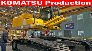 KOMATSU Production Excavator Manufacturing [upl. by Eintihw]