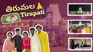 Tirumala Tirupati vlog  Tirupati Balaji Darshan  Travel vlog  family vlog [upl. by Angy]