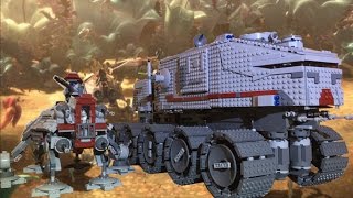 Lego Star Wars Huge Custom Clone Turbo Tank [upl. by Clotilde216]