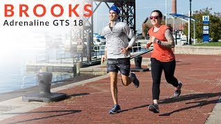 Brooks Adrenaline GTS 18  Running Shoe Overview [upl. by Oaks]