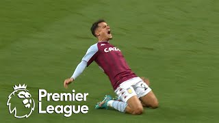 Philippe Coutinho pulls Aston Villa level with Leeds United  Premier League  NBC Sports [upl. by Ycnalc]