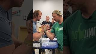 Devon Larratt vs Matt Mask practice match armwrestler armwrestling wwe treanding shortsviral [upl. by Ajram]