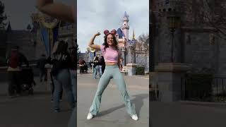 SURFACE PRESSURE AT DISNEYLAND  Encanto Tiktok Dance ft Luisa Madrigal [upl. by Piane]