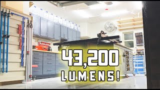 Garage Shop LED Lighting Upgrade  Cheap LED Fixtures [upl. by Wooster549]