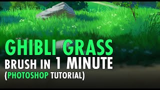 How to Make a Perfect Grass Brush  1 minute tip [upl. by Sewellyn]