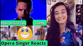 Brian Justin Crum Creep Americas Got Talent  Opera Singer Reaction [upl. by Gunn]