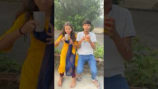 Prisha ki fruity pini h billi ko 😂🤣 shorts funny shortsfeed [upl. by Eldnik]