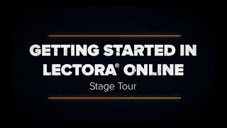 Getting Started In Lectora Online  Stage Tour [upl. by Kinchen]