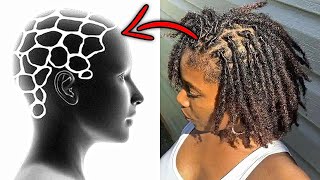 How To Section Your Hair For Dreadlocks [upl. by Leckie]