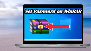 How to Set Password on Folder Already Existing WinRAR [upl. by Lois]