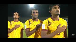 Sri Lanka National Anthem AFC Solidarity Cup 2016 [upl. by Yevrah]