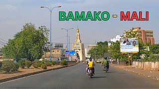 The Streets of Bamako Mali in 4k Driving Tour [upl. by Enattirb]