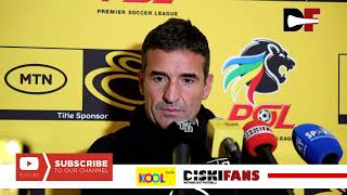 Diogo Perals PostMatch Press Conference  Orlando Pirates 20 Cape Town City [upl. by Aratal866]