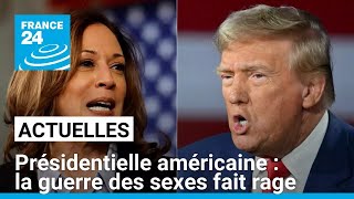 Présidentielle américaine  la guerre des sexes fait rage • FRANCE 24 [upl. by Romola]