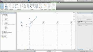 Revit  Creating Grids [upl. by Eiramllij]