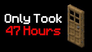 The Cost of 1 Wooden Door in Minecrafts H̶a̶r̶d̶e̶s̶t̶ Modpack [upl. by Tyoh]