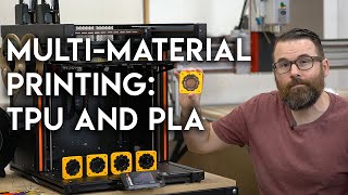 Prusa XL  MultiMaterial Testing TPU and PLA [upl. by Boyce27]