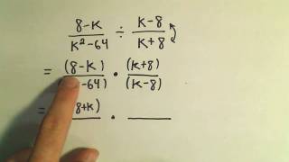 Rational Expressions Multiplying and Dividing Ex 1 [upl. by Tremayne]