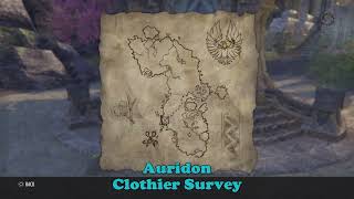 ESO Auridon Clothier Survey Location The Elder Scrolls Online [upl. by Assirok]