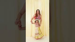 Diwali Ready in Super Cute lehenga kidsfestivewear diwalispecial ytshorts perkymegshindi [upl. by Assillem239]