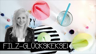 DIY  GLÜCKSKEKSGUTSCHEINE SELBER NÄHEN  STOFF  NÄHEN [upl. by Sennahoj]