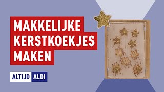 Makkelijke kerstkoekjes maken  Altijd ALDI [upl. by Drusus794]