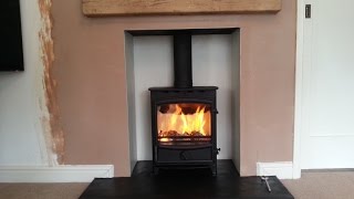 Fireline Multi Fuel Stove Installation Timelapse Video [upl. by Zitah]