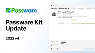 Whats New in Passware Kit 2022 v4 [upl. by Earley]