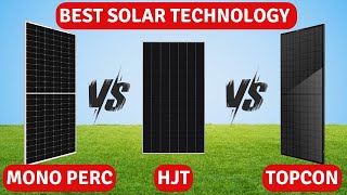 TOPCON vs MONO PERC vs HJT All Solar Panel technologies explained  Best Solar panel 2024 solar [upl. by Nunci]