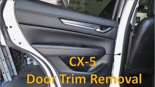 How to remove Mazda CX 5 door trim panel [upl. by Ronoel]