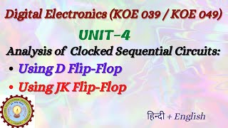 Analysis of clocked Sequential Circuit Using D FlipFlop Using JK FlipFlop [upl. by Nasia]