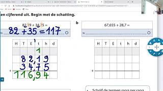 Wiskunde les 101 cijferen met kommagetallen [upl. by Jablon963]