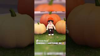 I ALWAYS FEEL LIKE SOMEBODYS WATCHING ME🥺😂 shorts roblox halloween scary funny [upl. by Eyahc]