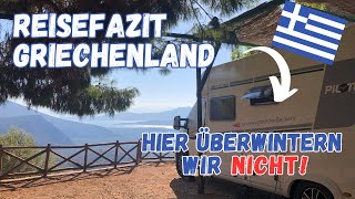 Unser Fazit 🇬🇷 eignet sich Griechenland zum überwintern  im Wohnmobil mit Hund durch Europa [upl. by Ateloiv]