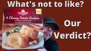 NEW CATHEDRAL CITY  CHEESY POTATO GRATINS  ICELAND  FOOD REVIEW [upl. by Eirahcaz]