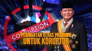 Peringatan Keras Prabowo Untuk Koruptor  Kabar Petang tvOne [upl. by Deeann751]