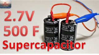 WHAT IS SUPERCAPACITOR ULTRACAPACITOR  DIY Project Idea  Electronic Experiment  Capacitance Test [upl. by Eulalie]