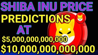 Shiba Inu Coin Update  Shiba Inu Price Predictions at 5 Trillion and 10 Trillion Market Caps [upl. by Akimad]