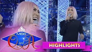 Its Showtime Miss Q and A Vice Ganda laughs off the debate question [upl. by Mcclees]