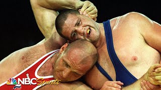 USAs Rulon Gardner stuns undefeated quotRussian Bearquot Aleksandr Karelin in Olympic epic  NBC Sports [upl. by Nibor]