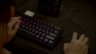 Asian Gaming Prodigy Super Speed 60 Mechanical with Creamy Switches 7 [upl. by Airehtfele]