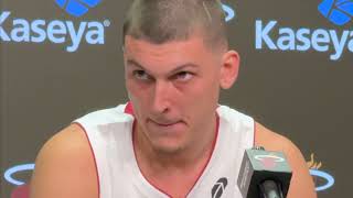 Tyler Herro interview at 2024 Miami HEAT Media Day [upl. by Valentijn]