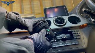 Mercedes B class w246 2012 radio removal [upl. by Nyret]